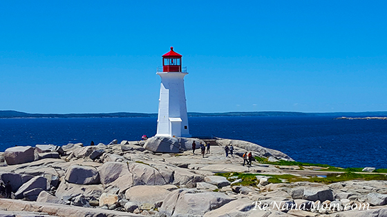 Peggy's Cove Lighthouse iin Nova Scotia